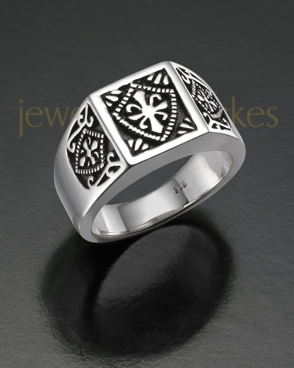 Men's Silver Royalty Cremation Ring