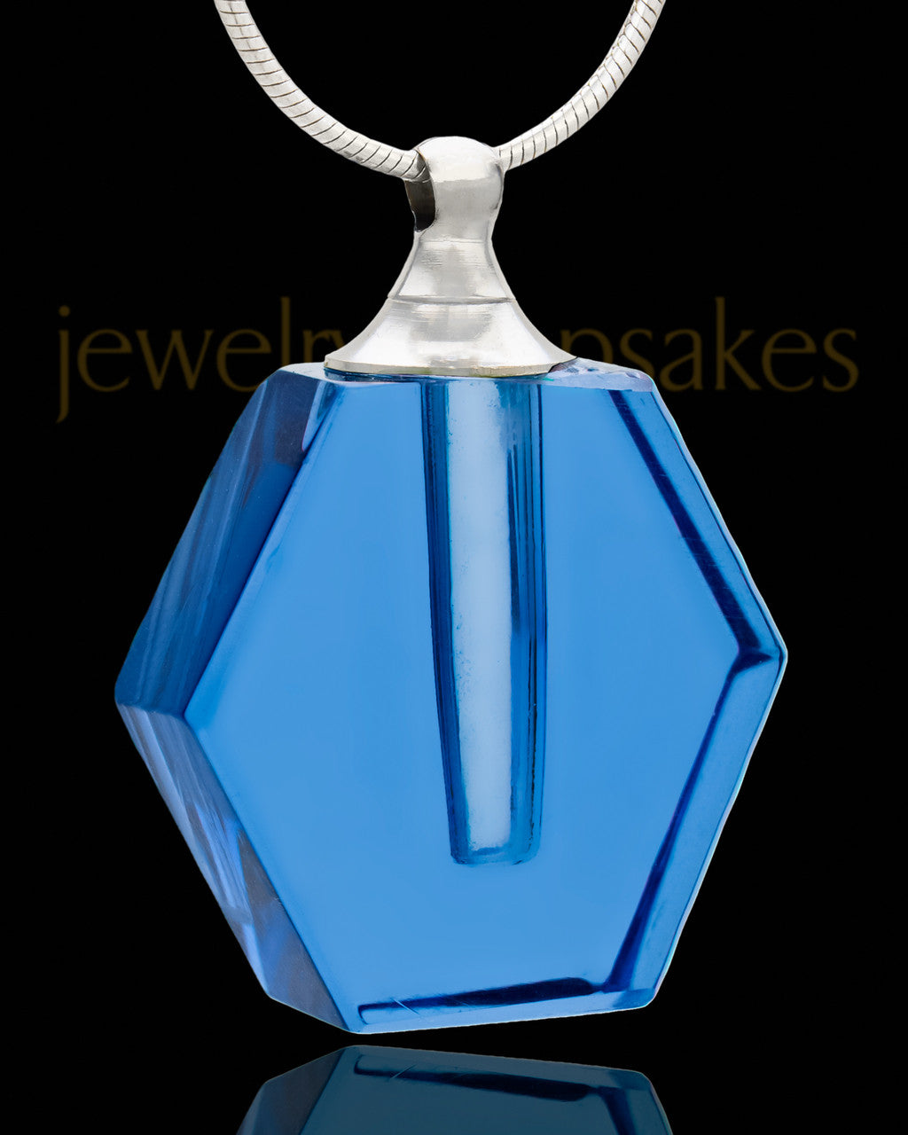 Ash Jewelry Indigo Honesty Glass Locket