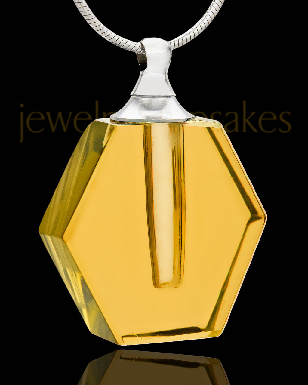 Keepsake Pendant Golden Honesty Glass Locket