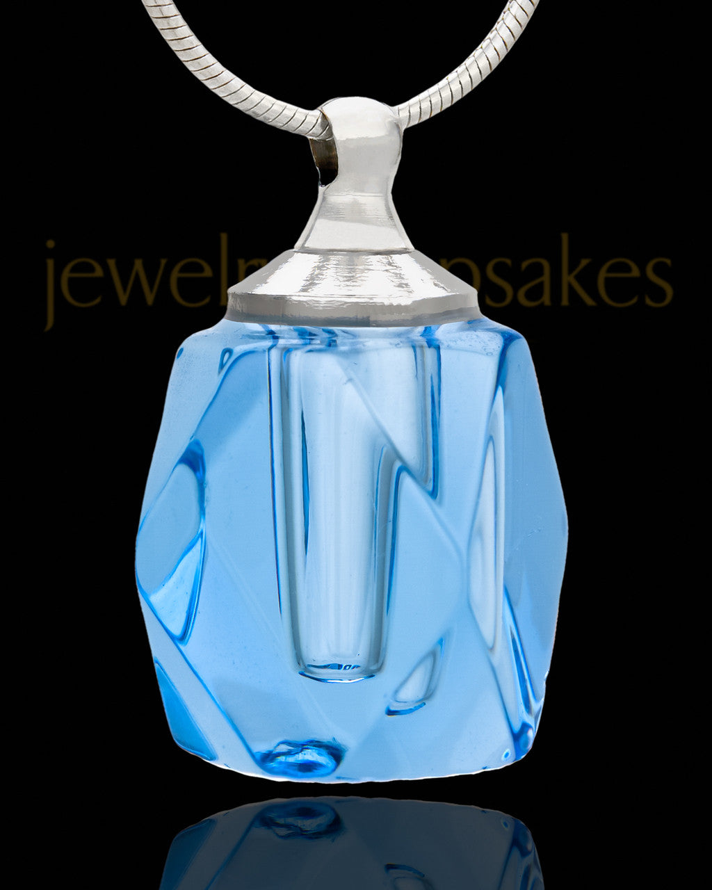 Keepsake Jewelry Indigo Glass Locket