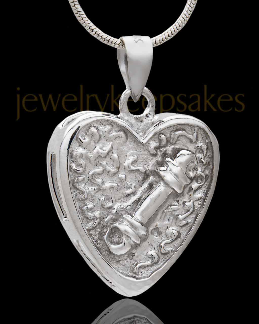 Silver Plated Remember Me Pet Cremation Urn Pendant