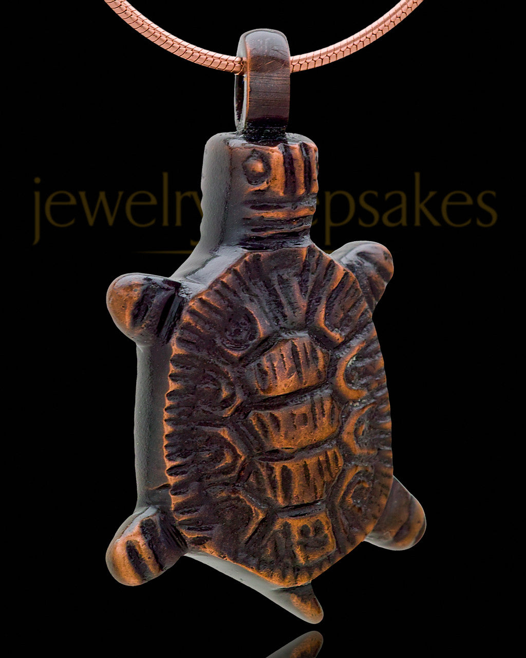 Remembrance Jewelry Copper Tiny Turtle Keepsake