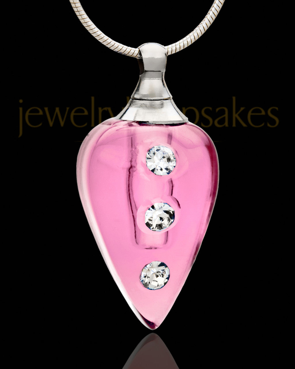 Keepsake Pendant Rose Joyful Glass Locket