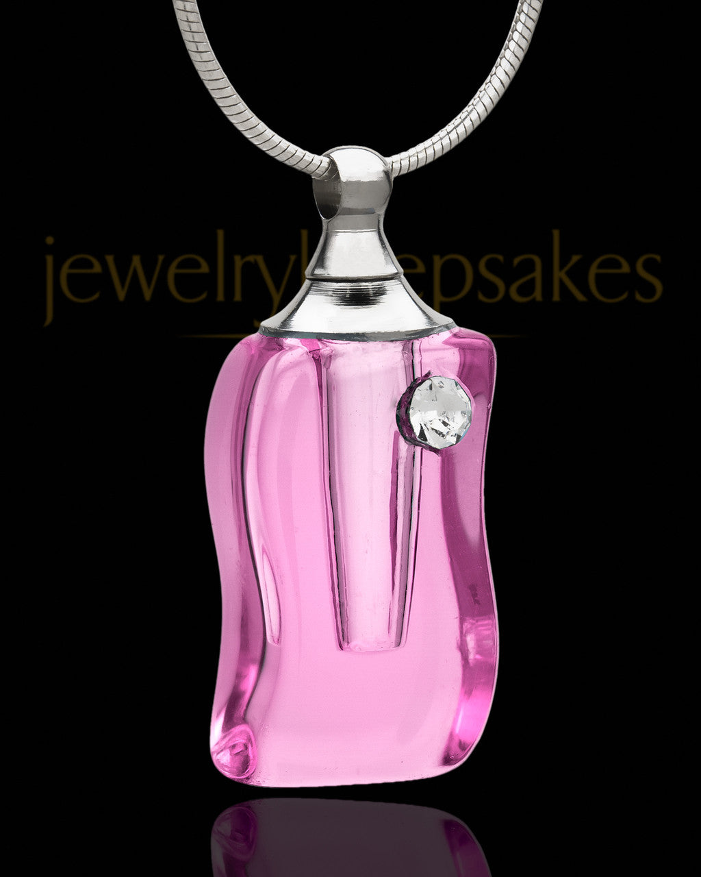 Cremation Necklace Happiness Glass Locket