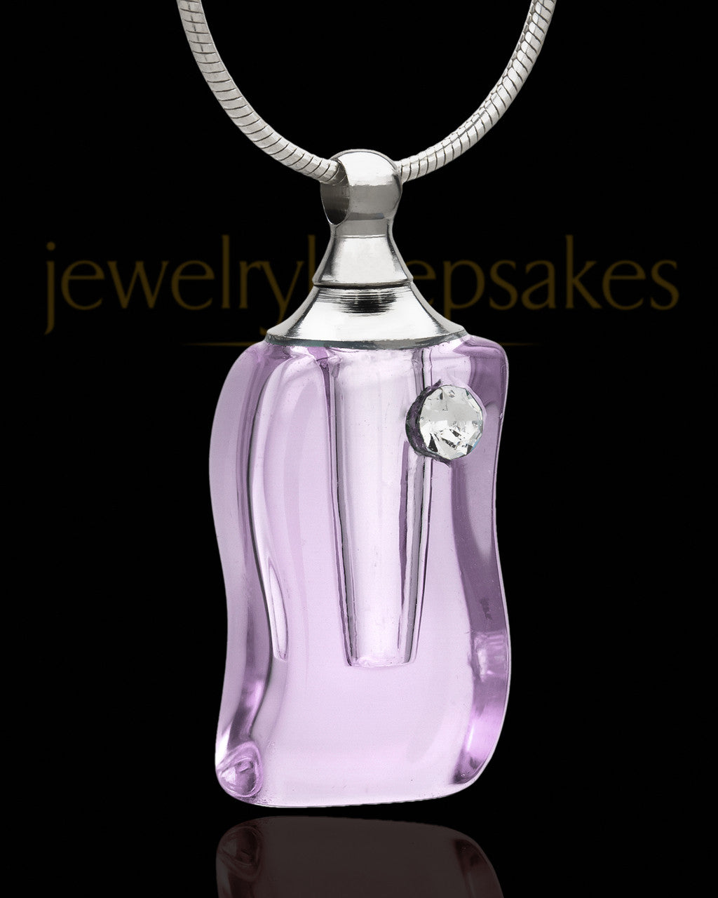 Memorial Locket Lavender Bliss Glass Locket