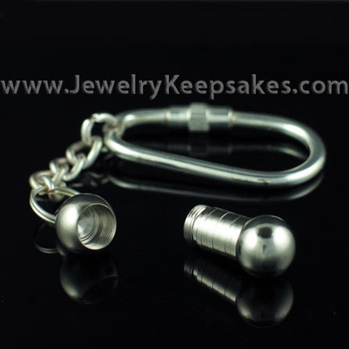 Memorial Keepsake Keychain Silver Plated Joyful - Eternity Collection