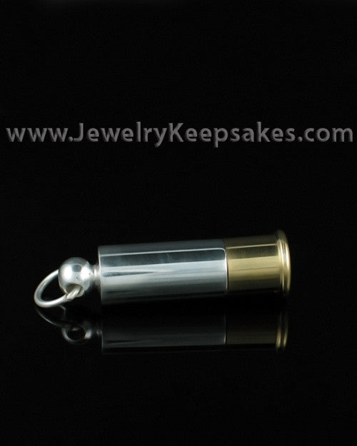 Jewelry Urn Stainless Steel Shotgun Shell Keychain - Eternity Collection