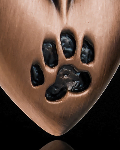 Pet Memorial Jewelry Copper Buddy Heart - Eternity Collection