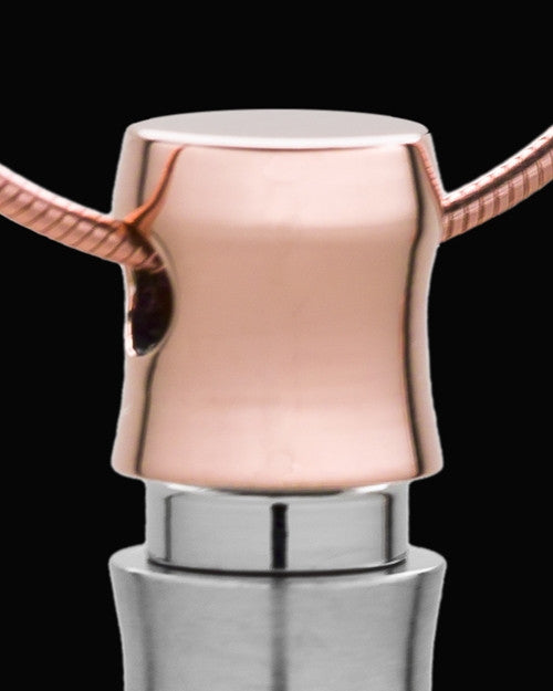 Cremains Pendant Stainless Solitary Cylinder - Eternity Collection