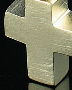 Cremation Charm Gold Plated Mini Cross