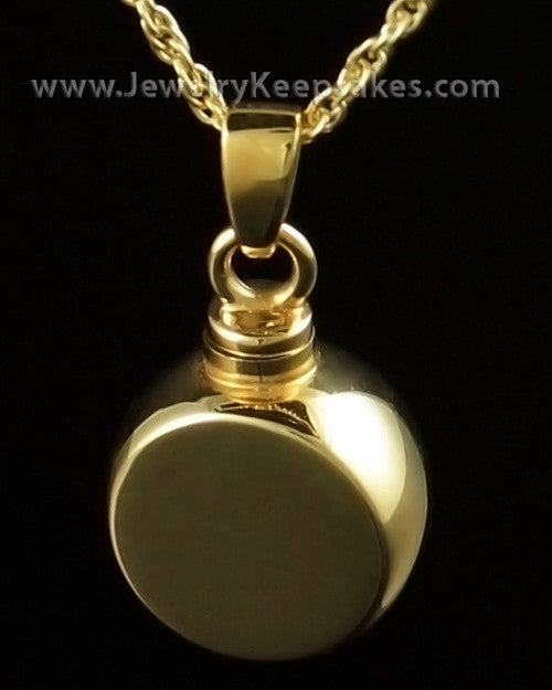 Urn Jewelry Gold Vermeil Round Signet