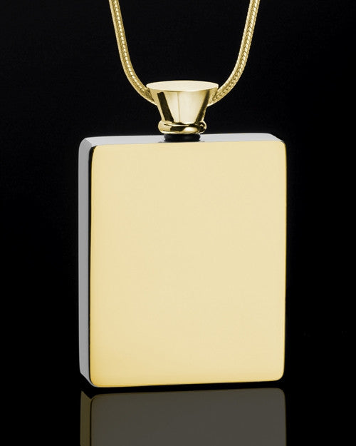 Whispering Thoughts Gold Plated Jewelry Urn
