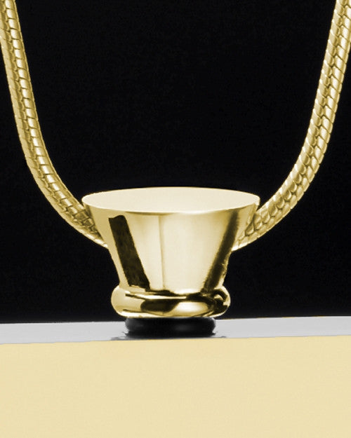 Whispering Thoughts Gold Plated Jewelry Urn