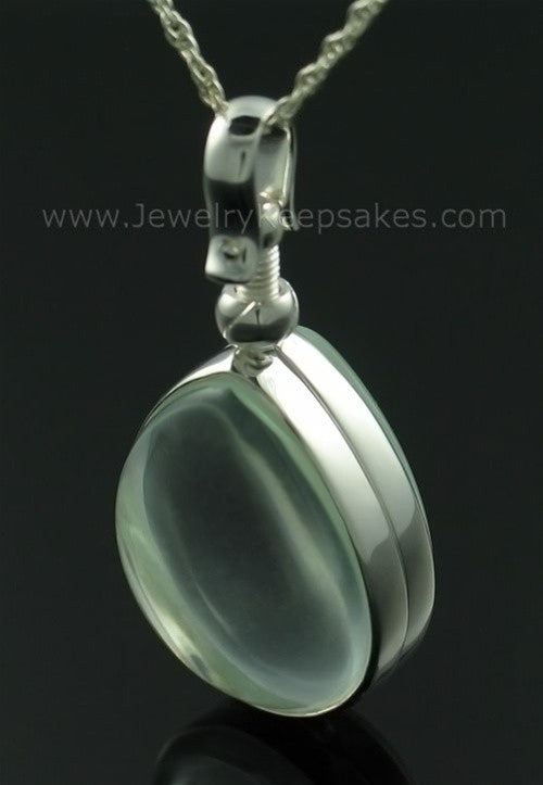 Cremains Pendant Glass Teardrop Memorial
