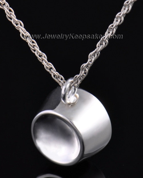 Pet Memorial Locket Sterling Silver Dish