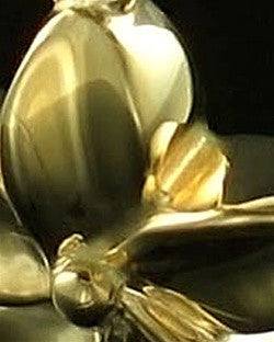Keepsake Pendant Solid 14K Gold Flower