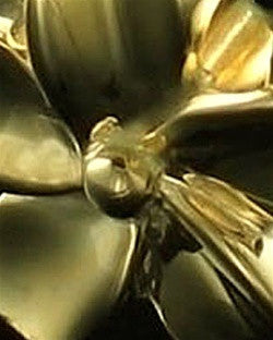 Keepsake Pendant Solid 14K Gold Flower