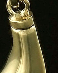 Pendant Keepsake Urn Solid 14K Gold Teardrop