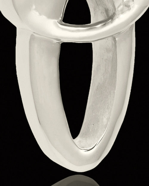 Cremation Locket Solid 14K White Gold Companion