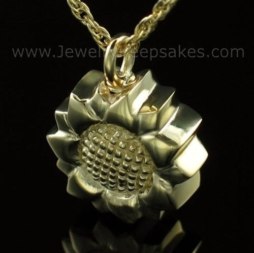 14K Gold Sunflower