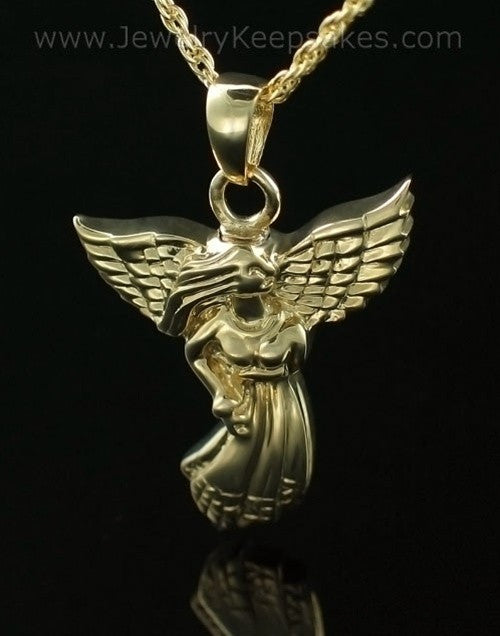 Memorial Jewelry Gold Plated Angel