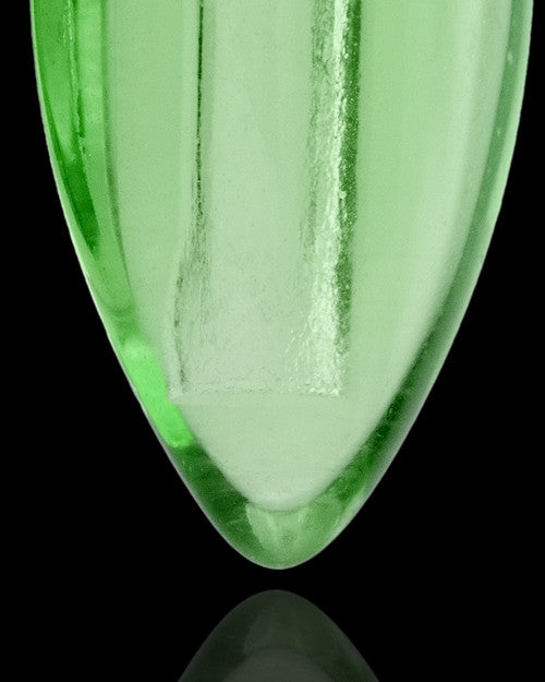 Urn Necklace Green Fallen Tear Glass Locket