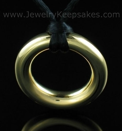 Cremation Pendant Gold Vermeil Eternity