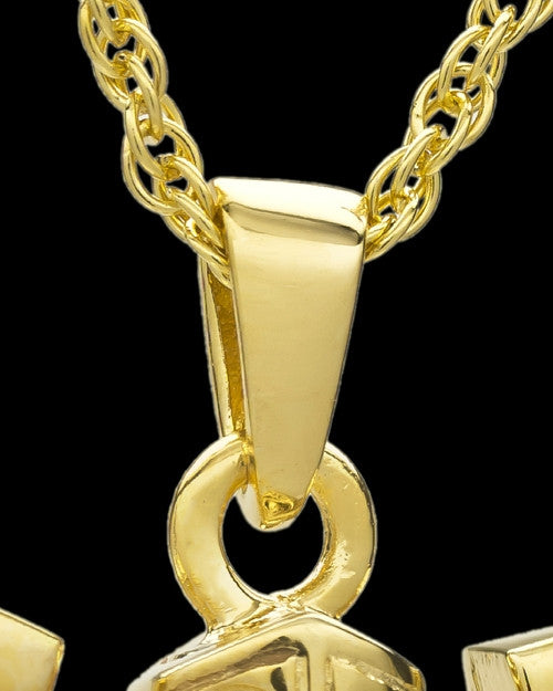 Memorial Pendant 14K Gold Giddy Up