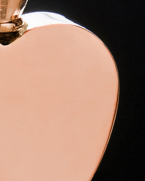 Enamored Heart Jewelry Urn in Rose Gold and Stainless