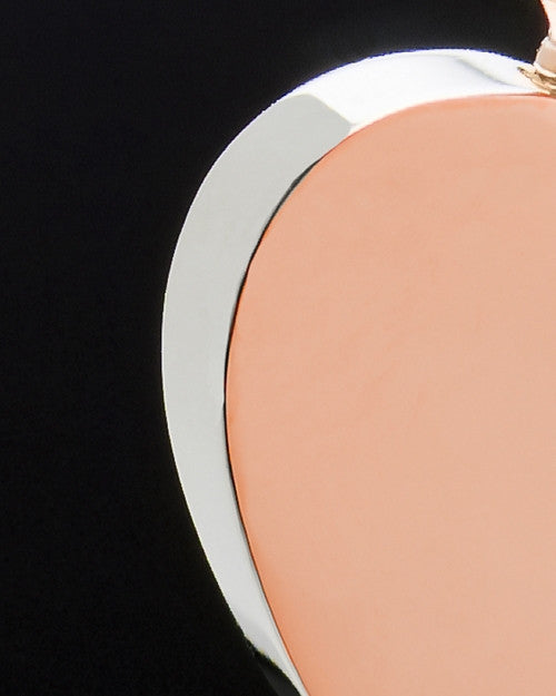 Enamored Heart Jewelry Urn in Rose Gold and Stainless