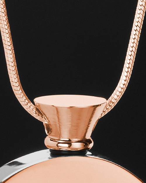 Rose Gold Abounding Circle Memorial Keepsake
