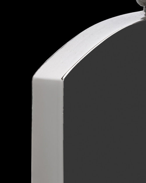 Black Stunning Stainless Rectangle Cremation Keepsake