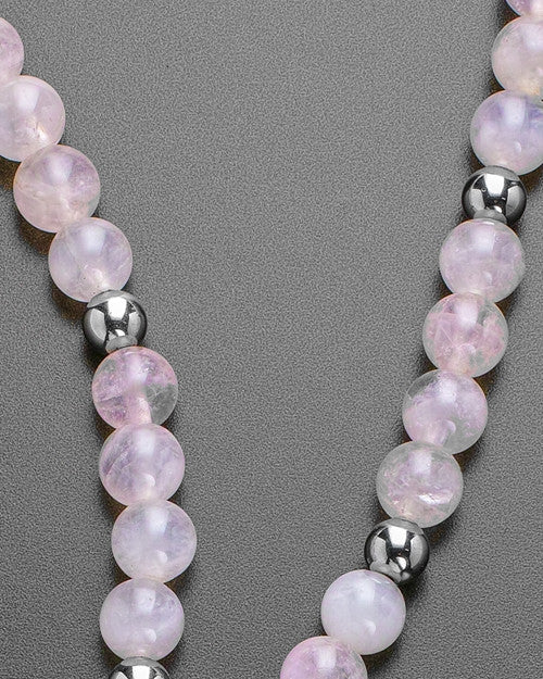 Carmella Heart and Pink Bead Necklace