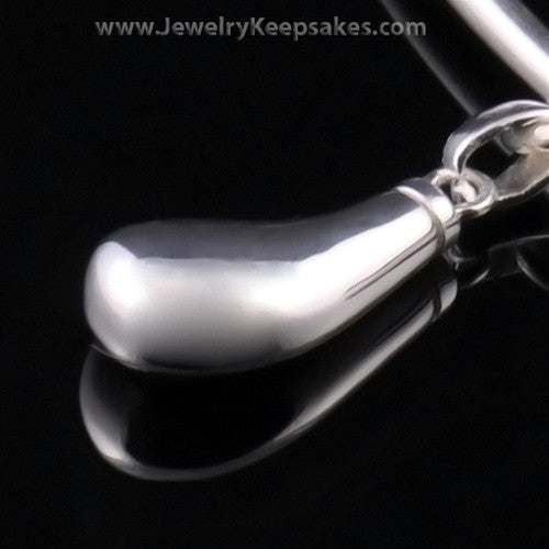 Remembrance Jewelry Bracelet Sterling Silver Small Tear