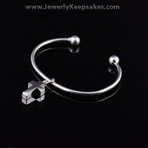 Remembrance Jewelry Bracelet Sterling Silver Elegant Cross