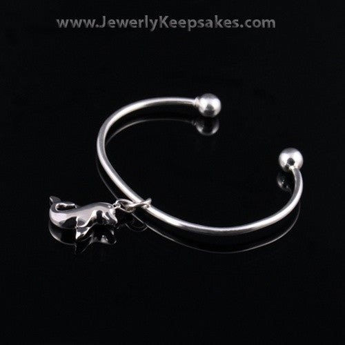 Remembrance Jewelry Bracelet Sterling Silver Dolphin