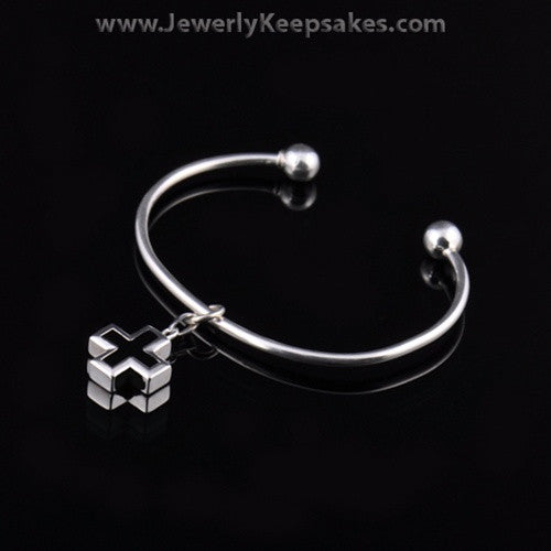 Remembrance Jewelry Bracelet Sterling Silver Night Cross