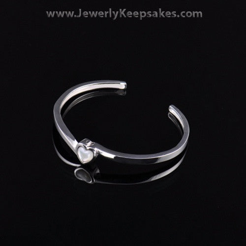Remembrance Jewelry Bracelet Stainless Bright Heart
