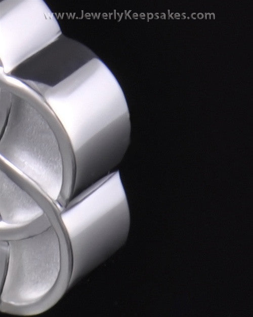 Urn Pendant Sterling Silver Celtic Daisy Keepsake