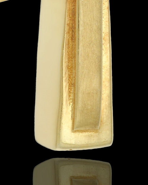 Urn Jewelry 14k Gold Two Cross Keepsake