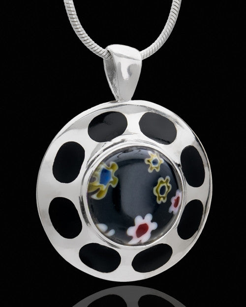 Ash Locket Sterling Silver Grand Round Keepsake