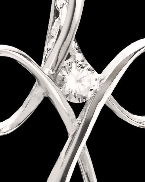 Sterling Silver Forever in My Heart Cremation Urn Pendant