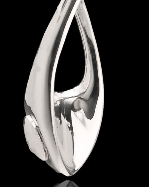 Sterling Silver Pink Forever in My Heart Cremation Urn Pendant