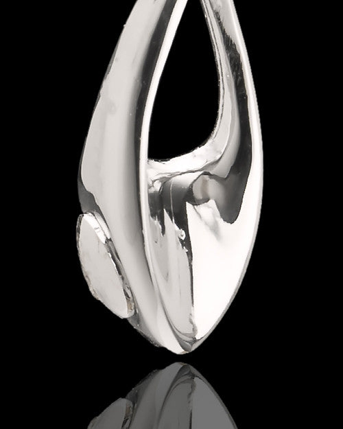 Sterling Silver Purple Forever in My Heart Cremation Urn Pendant