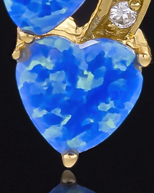 Gold Plated Treasures of the Heart Cremation Urn Pendant