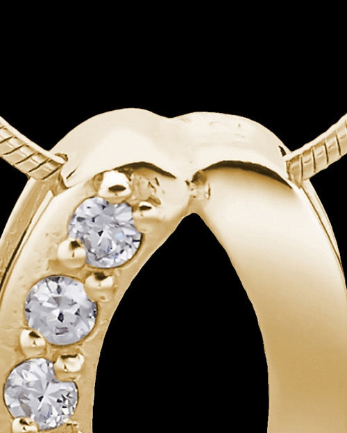 Gold Plated Always Cremation Urn Pendant