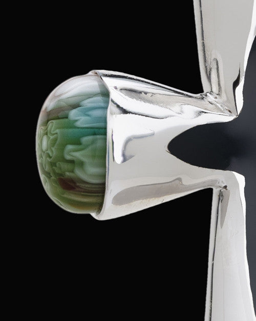 Stainless Steel Adorn Cross Cremation Urn Pendant