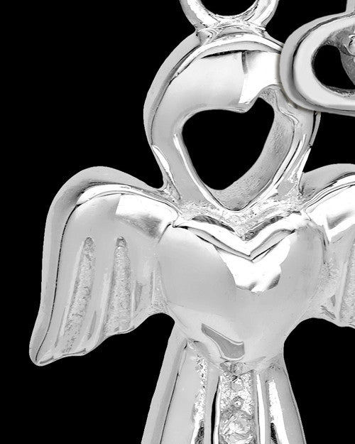 Sterling Silver May Heavenly Attendant Cremation Urn Pendant