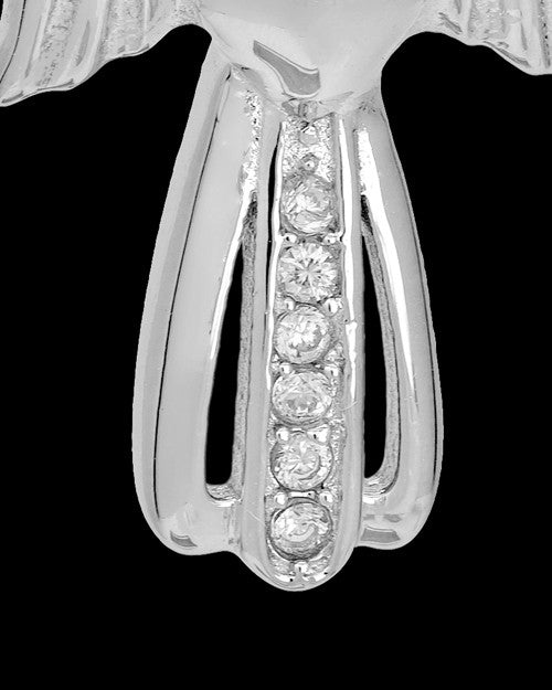 Sterling Silver September Heavenly Attendant Cremation Urn Pendant