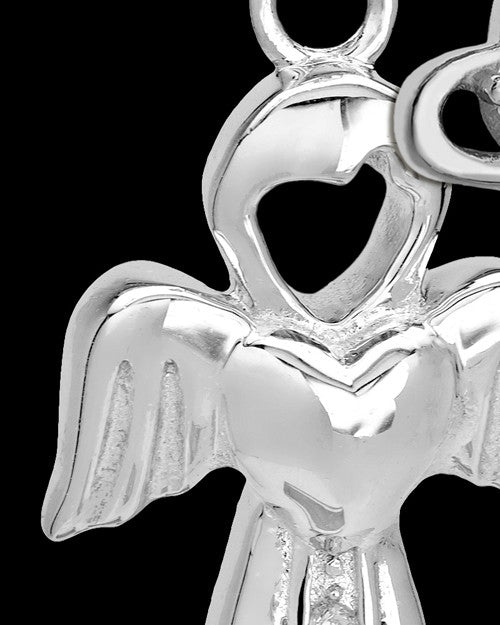 Sterling Silver September Heavenly Attendant Cremation Urn Pendant